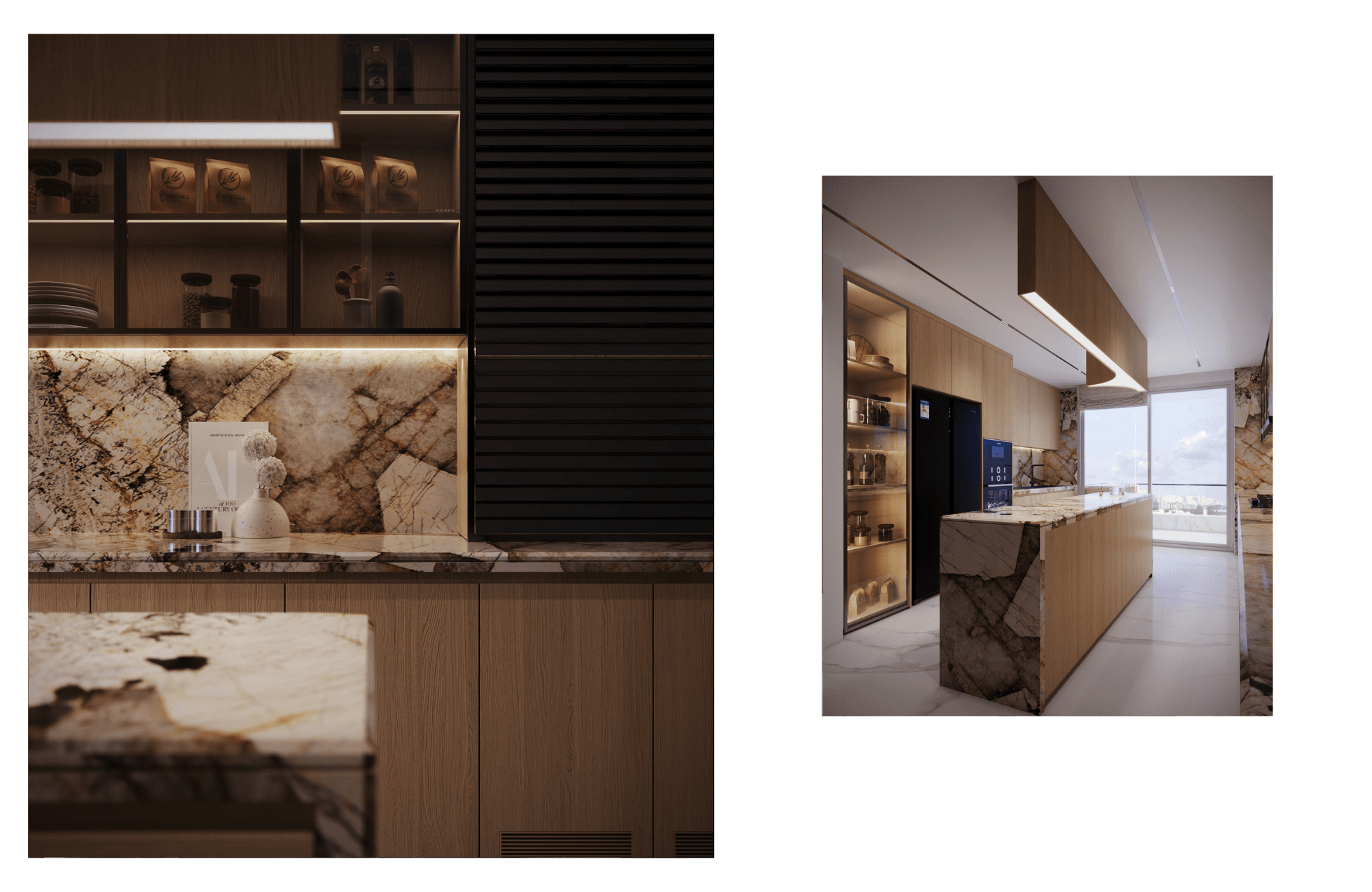 Sophisticated interior detail with depth, texture, and a calm premium palette